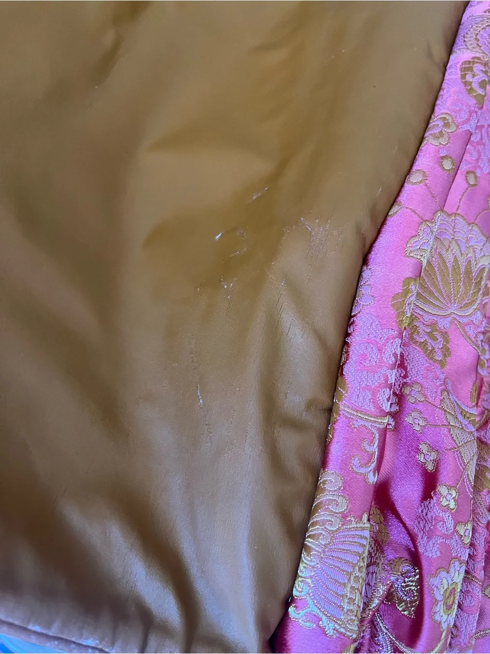 Gorgeous Pink Brocade Baby Bag